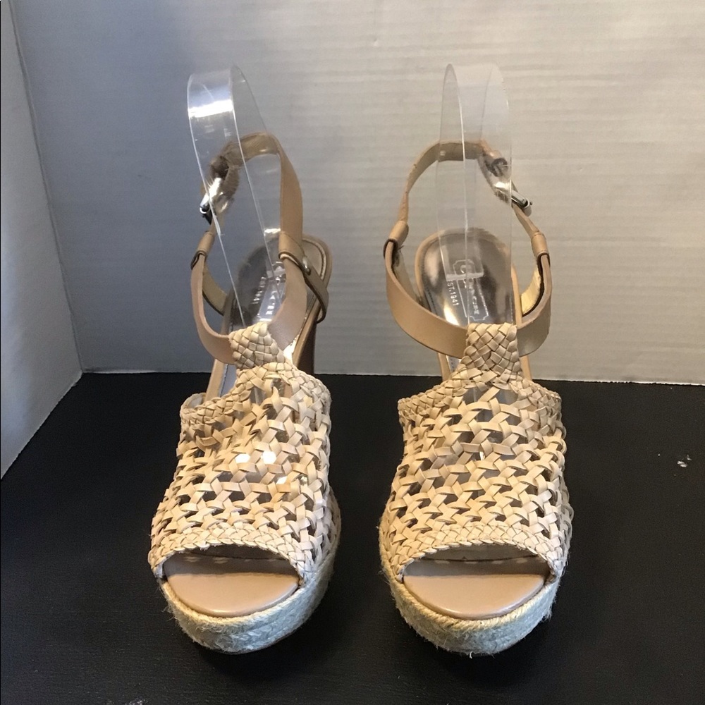Coach Zany Woven Platform Sandal Shoes - Picture 2 of 13